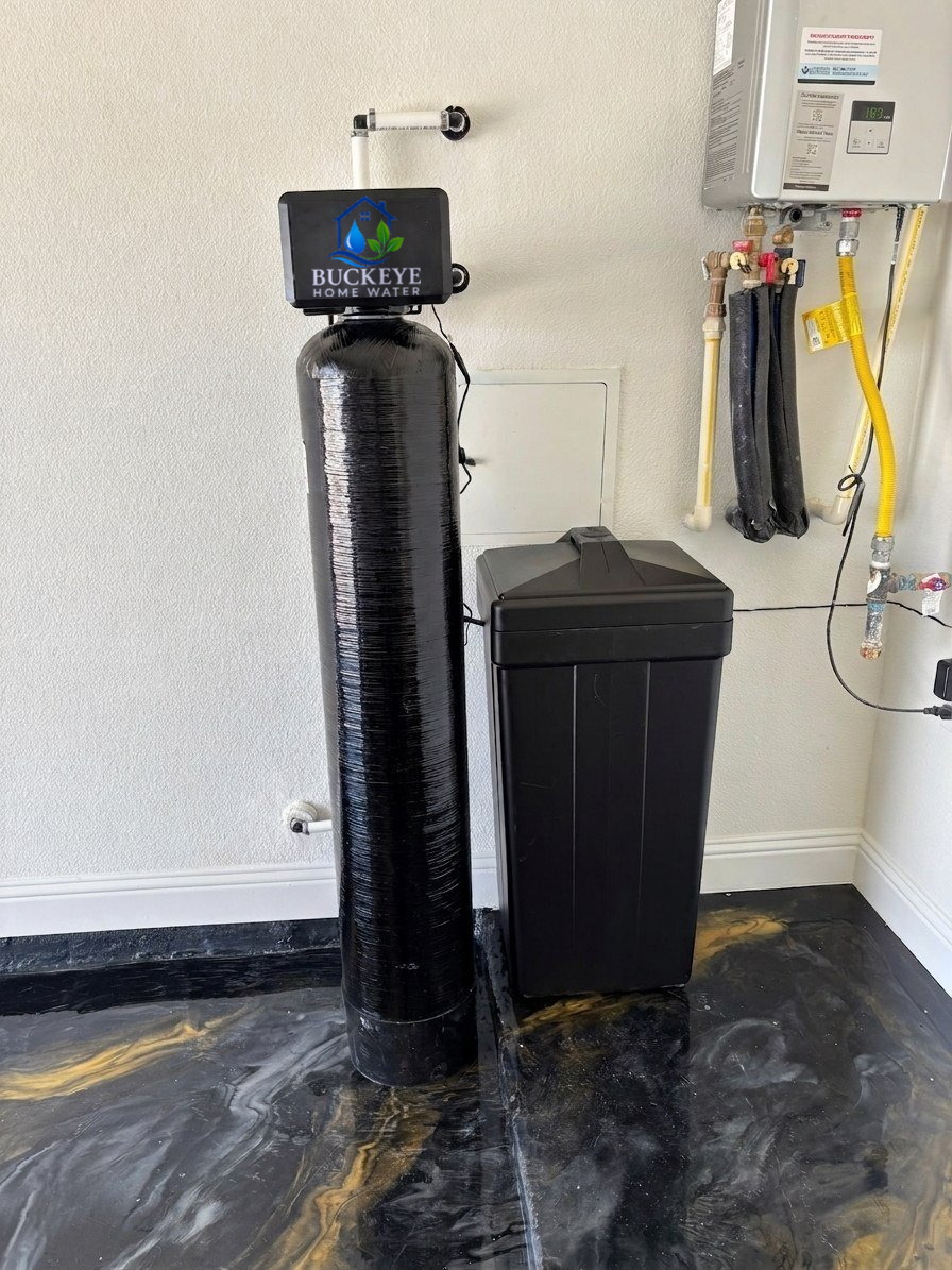 Water treatment system installation, example 1