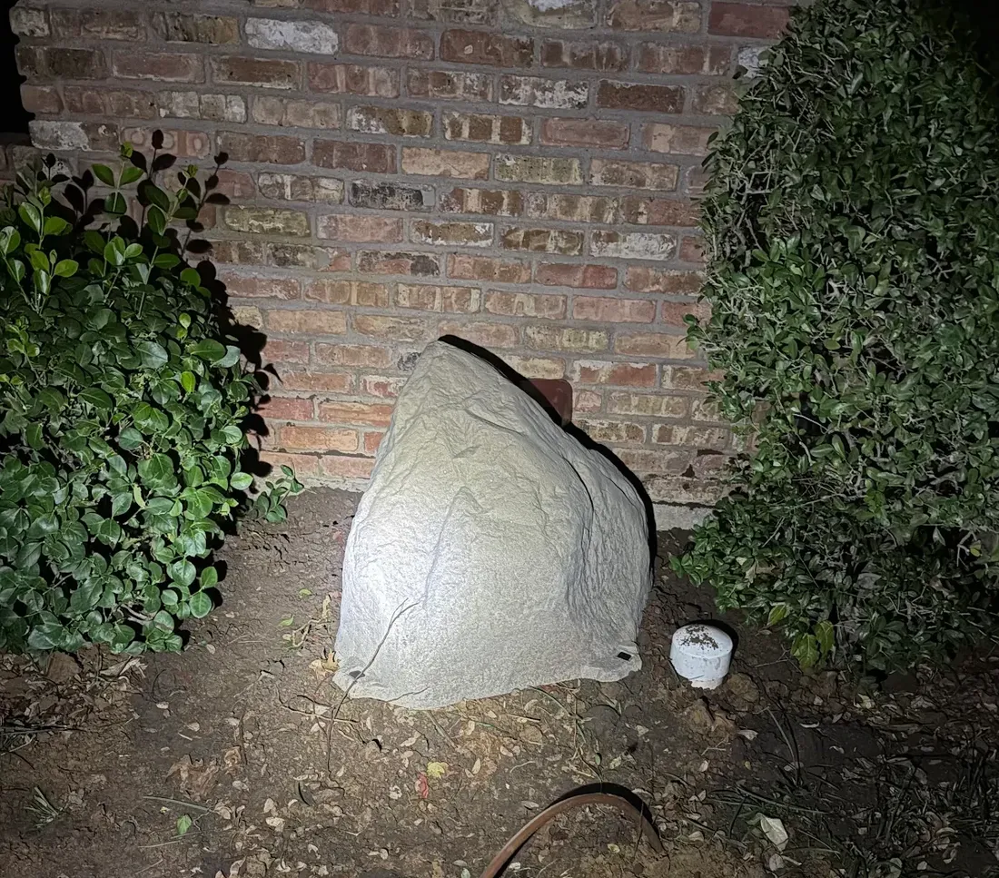 Faux Rock Installation installed by Buckeye Home Water